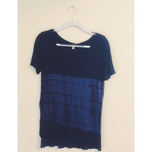 Express | OneEleven blue, tie-dye, top